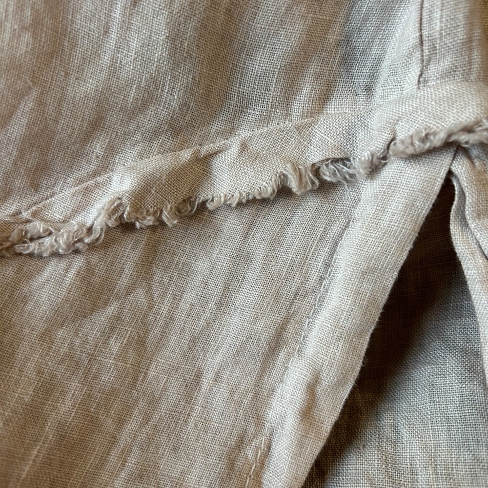 Wide Leg Women's Pants in Light Taupe - Picture 9 of 9